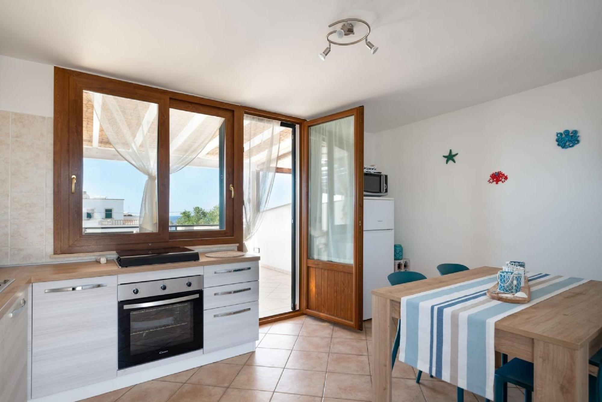 Casa Vacanze Orlando - Con Veranda Vista Mare A 200M Dal Mare Santa Maria di Leuca المظهر الخارجي الصورة
